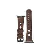 BloominBag Valais Apple Watch 44/45/46/49 mm Espresso Brown Deri Akıllı Saat Kordon