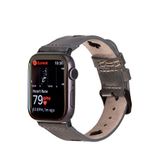 BloominBag Valais Apple Watch 44/45/46/49 mm Gri Stone Ash Deri Akıllı Saat Kordon