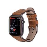 BloominBag Valais Siena Tan Apple Watch 44/45/46/49 mm Kahverengi Deri Akıllı Saat Kordon