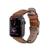 BloominBag Valais Tan Apple Watch 44/45/46/49 mm Taba Deri Akıllı Saat Kordon