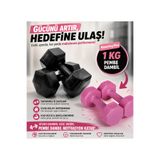 Blooming Plus 4 KG Dambıl Seti x 2 Adet + Pembe Dambıl 2x 1 KG