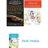 Bloomsbury A Game Of Thrones: Book 1 + Alice In Wonderland + Heidi