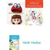 Bloomsbury Dark Horse Books Super Mario Odyssey Sanatı + Alice In Wonderland + Heidi