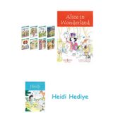 Bloomsbury Ingilizce Hikaye Seti 8 Kitap - Level-2 Karekod Dinlemeli + Alice In Wonderland + Heidi