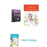 Bloomsbury Ingilizce Hikaye Seti Stage 5 - 5 Kitap Takım + Alice In Wonderland + Heidi
