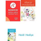 Bloomsbury Türkçe-Osmanlıca-Ingilizce Redhouse Sözlüğü + Alice In Wonderland + Heidi