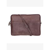 BloomSleeve Leeds 14" Mahogany Dark Hakiki Deri Laptop & Tablet Kılıfı