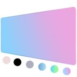 Bloss Degrade Renkli Fare Altlığı, Kaymaz Masa Mat Koruyucu, Klavye ve Fare için Masa Pedi, Büyük Oyun Mousepad-Pembe Camgöbeği (31,5 × 11,8 inç)
