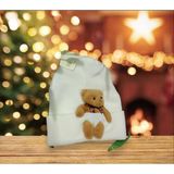 Blotch Bear Pelüş Kahve Ayıcıklı Bere Renkli Tedy Figürlü Unisex Mor Örgü
