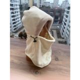 Blotch Kışlık Soğuktan Koruyan Polar Yetişkin Kadın Erkek Unisex Kapşon Şapka Bere