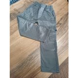 Blotch Kız Erkek Unisex Okul Çocuk Pantolonu Gabardin Beli Lastikli Yan Cepli 4-5 Yaş Kahverengi