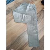 Blotch Kız Erkek Unisex Okul Çocuk Pantolonu Gabardin Beli Lastikli Yan Cepli Pantolon 4-5 Yaş Krem