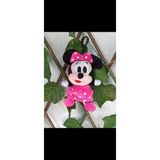 Blotch Pembe Elbiseli Pelüş Minnie Mouse Maskot Anahtarlık ve Çanta Süsü Love