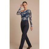 BLOUSE Doğal Tonlar Düşük Omuz Şık Bluz