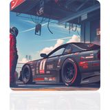 BLS 30X30 cm Büyük Boy Oyuncu Mouse Pad Kaymaz Taban Fare Altlığı Gaming Mousepad L - Garage - 02