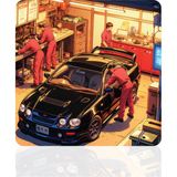 BLS 30X30 cm Büyük Boy Oyuncu Mouse Pad Kaymaz Taban Fare Altlığı Gaming Mousepad L - Garage - 04