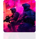 BLS 30X30 cm Büyük Boy Oyuncu Mouse Pad Kaymaz Taban Fare Altlığı Gaming Mousepad L - Neon - 02