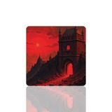 BLS 30x30 Cm Orta Boy Oyuncu Gaming Mouse Pad Kaymaz Kauçuk Taban Fare Altlığı Mousepad | Castle Serisi