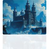 BLS 48X40 cm Büyük Boy Oyuncu Mouse Pad Kaymaz Taban Fare Altlığı Gaming Mousepad L - Castle - 03