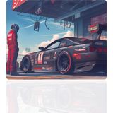 BLS 48X40 cm Büyük Boy Oyuncu Mouse Pad Kaymaz Taban Fare Altlığı Gaming Mousepad L - Garage - 02
