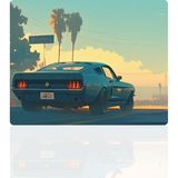 BLS 48X40 cm Büyük Boy Oyuncu Mouse Pad Kaymaz Taban Fare Altlığı Gaming Mousepad L - Garage - 03