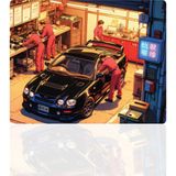 BLS 48X40 cm Büyük Boy Oyuncu Mouse Pad Kaymaz Taban Fare Altlığı Gaming Mousepad L - Garage - 04