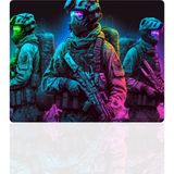 BLS 48X40 cm Büyük Boy Oyuncu Mouse Pad Kaymaz Taban Fare Altlığı Gaming Mousepad L - Neon - 01