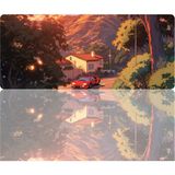 BLS 70X30 cm Büyük Boy Oyuncu Gaming Mouse Pad Kaymaz Kauçuk Taban Fare Altlığı Mousepad - Çok Renkli
