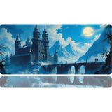 BLS 70X30 cm Büyük Boy Oyuncu Mouse Pad Kaymaz Taban Fare Altlığı Gaming Mousepad Xl - Castle - 03