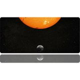 BLS 70X30 cm Büyük Boy Oyuncu Mouse Pad Kaymaz Taban Fare Altlığı Gaming Mousepad Xl - Galaxy - 02