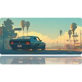 BLS 70X30 cm Büyük Boy Oyuncu Mouse Pad Kaymaz Taban Fare Altlığı Gaming Mousepad Xl - Garage - 03
