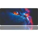 BLS 70X30 cm Büyük Boy Oyuncu Mouse Pad Kaymaz Taban Fare Altlığı Gaming Mousepad Xl - Neon - 05