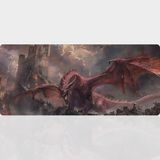 BLS 90X40 cm Büyük Boy Oyuncu Mouse Pad Kaymaz Taban Fare Altlığı Gaming Mousepad XXL - Drake - 02