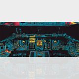 BLS 90X40 cm Büyük Boy Oyuncu Mouse Pad Kaymaz Taban Fare Altlığı Gaming Mousepad XXL - Galaxy - 03