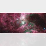 BLS 90X40 cm Büyük Boy Oyuncu Mouse Pad Kaymaz Taban Fare Altlığı Gaming Mousepad XXL Uzay Desenli - Galaxy - 01