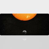 BLS 90X40 cm Büyük Boy Oyuncu Mouse Pad Kaymaz Taban Fare Altlığı Gaming Mousepad XXL Uzay Desenli - Galaxy - 02