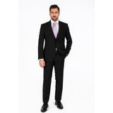 Blu 190'S Slim Fit Takım Elbise - Siyah