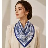 Blue Animal Toile Desen Fular