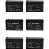 Blue Battery 6 Adet Blue Battery 12V 7AH Bakımsız Kuru Akü 2025 KASIM Üretim 12 Volt 7 Amper