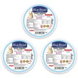 Blue Bead Açık Mavi Şeker Hamuru 200 gr x3 Adet - 600 gr