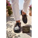 Blue Boy Marina – Siyah Kahve Hakiki Deri Lüks Erkek Tekne Ayakkabısı, Makosen, Loafer Ve Casuall Ayakkabısı (40-46 Numara) 6206
