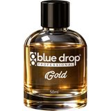 Blue Drop Gold Premium Erkek Parfümü 50 ml – Kalıcı Erkek Kokusu, Narenciye, Sütlü Kahve, Tarçın, Vanilya ve Karamel Notaları Cesur ve Büyüleyici Bir Koku • Kalıcı ve Etkileyici Etki