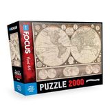 Blue Focus 2000 PARÇA - ANTIQUE WORLD MAP (ANTİK DÜNYA HARİTASI)