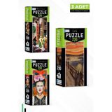 Blue Focus 3 Adet 230 Parça Puzzle - Love And Sufferıng Ve Çığlık Ve Halı Tüccarı