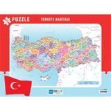 Blue Focus 72 Parça Türkiye Haritası Frame Puzzle