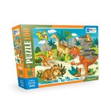 Blue Focus Dinosaur (Dinozor) - Puzzle 100 Parca