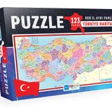 Blue Focus Türkiye Haritası Kutulu 123 Parça Puzzle