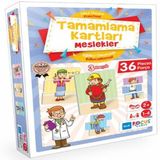 Blue Fus Tamamlama Kartları Meslekler - Eğitici Oyunlar 36 Parça 762707