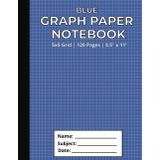 Blue Graph Paper Notebook: 5x5 Grid | 120 Pages | 8.5" X 11": Graphing Paper for Math, Algebra, Geometry, Science, Design, Drafting, Bullet Journals & ... for Students, Teachers, and Professionals