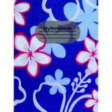 Blue Hawaiian Floral Notebook: Tropical Plumeria & Hibiscus Lined Journal for Writing, Notes & Ideas | 8 x 10: Vibrant Island-Inspired Flower Pattern ... Journaling, School, Work & Creative Projects